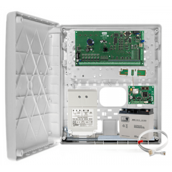 ZESTAW ALARMOWY SATEL INTEGRA 64 + OPU-3P + INT-GSM + 18Ah